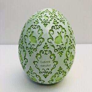 Giant "Easter Wishes" Bunny Egg Decor